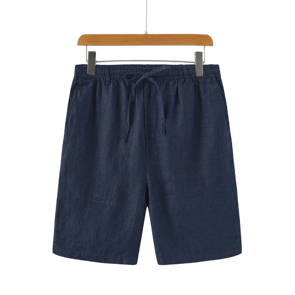 Bermuda de Linho Masculina Piannaro PN016 em tecido leve e elegante.