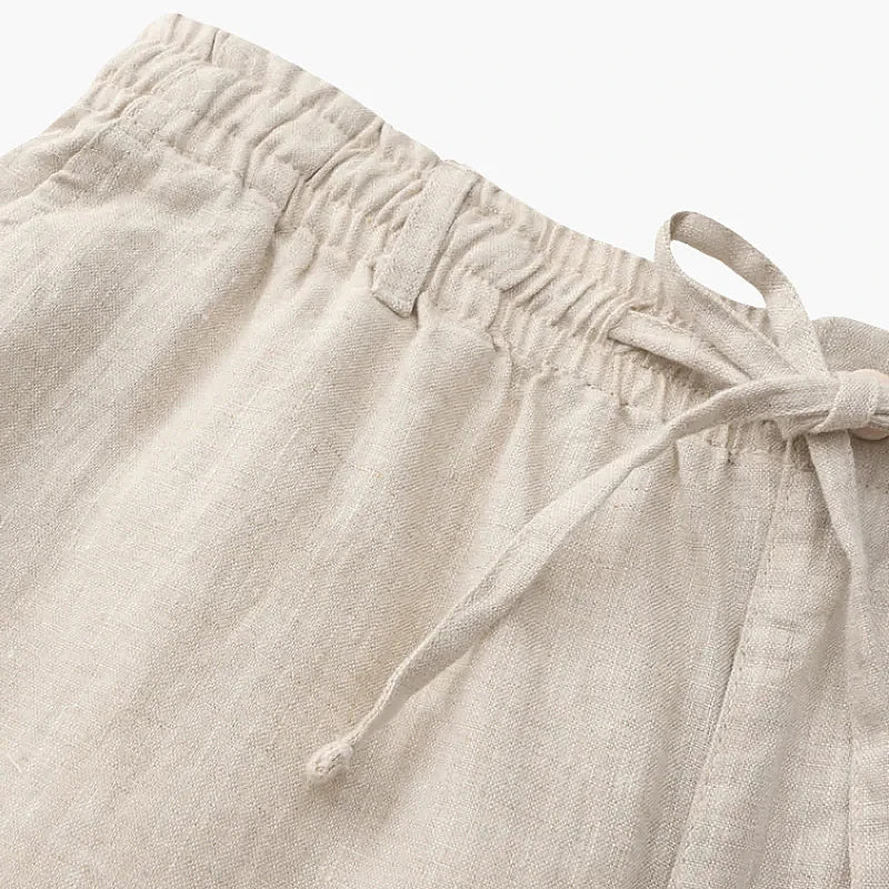 Bermuda de Linho Masculina Piannaro PN016 em tecido leve e elegante.