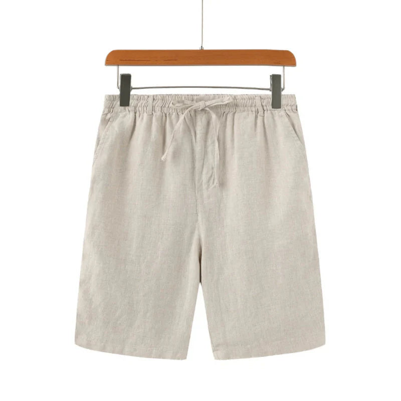 Bermuda de Linho Masculina Piannaro PN016 em tecido leve e elegante.