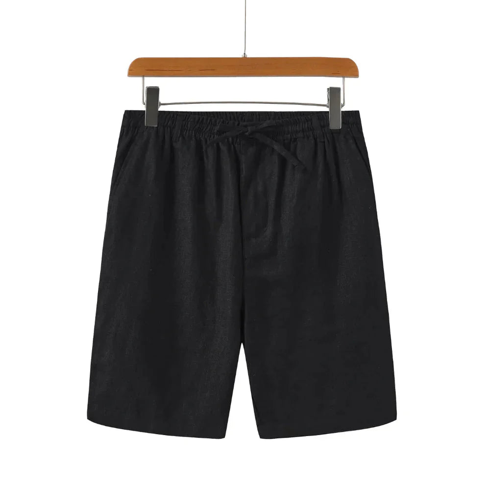 Bermuda de Linho Masculina Piannaro PN016 em tecido leve e elegante.