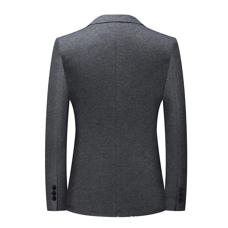 Blazer Masculino Piannaro PN028 com design moderno e tecido elástico.