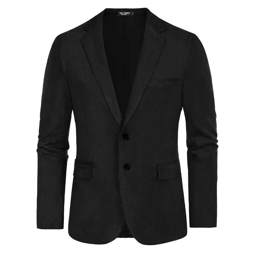 Blazer Masculino Piannaro PN029 em camurça premium, elegante e sofisticado.