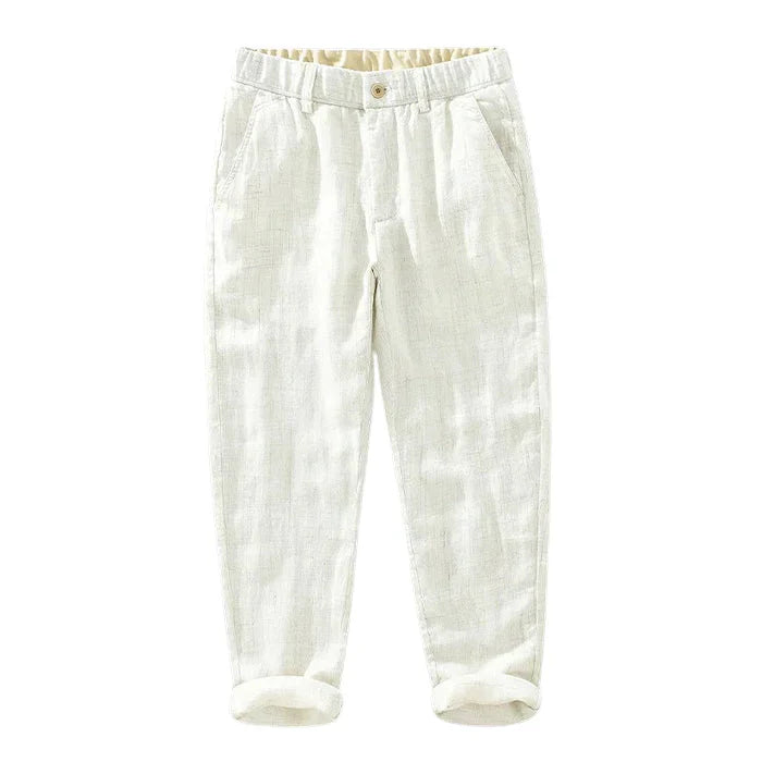 Calça de Linho Masculina Piannaro PN009 em estilo clássico e elegante.