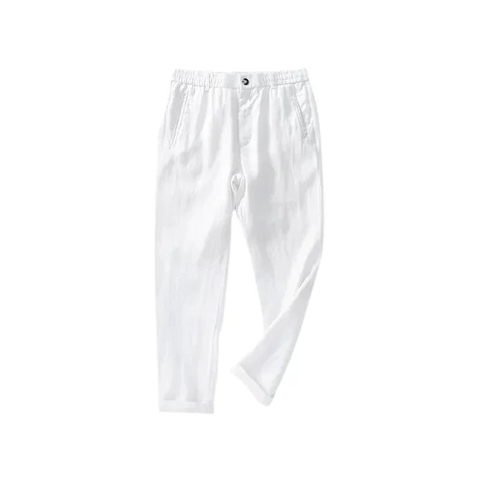 Calça de Linho Masculina Piannaro PN010 em tecido nobre e elegante.