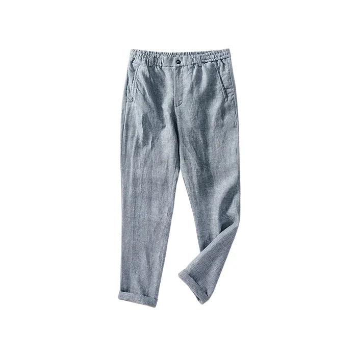 Calça de Linho Masculina Piannaro PN010 em tecido nobre e elegante.