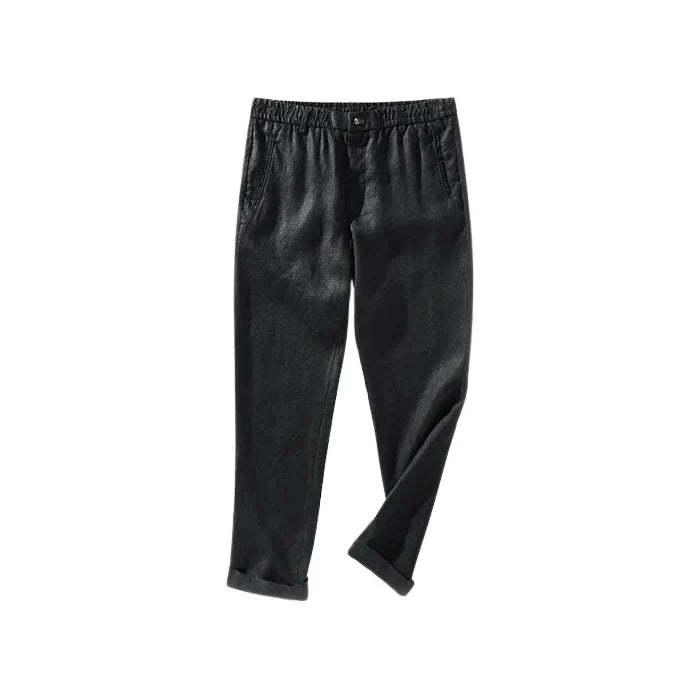 Calça de Linho Masculina Piannaro PN010 em tecido nobre e elegante.