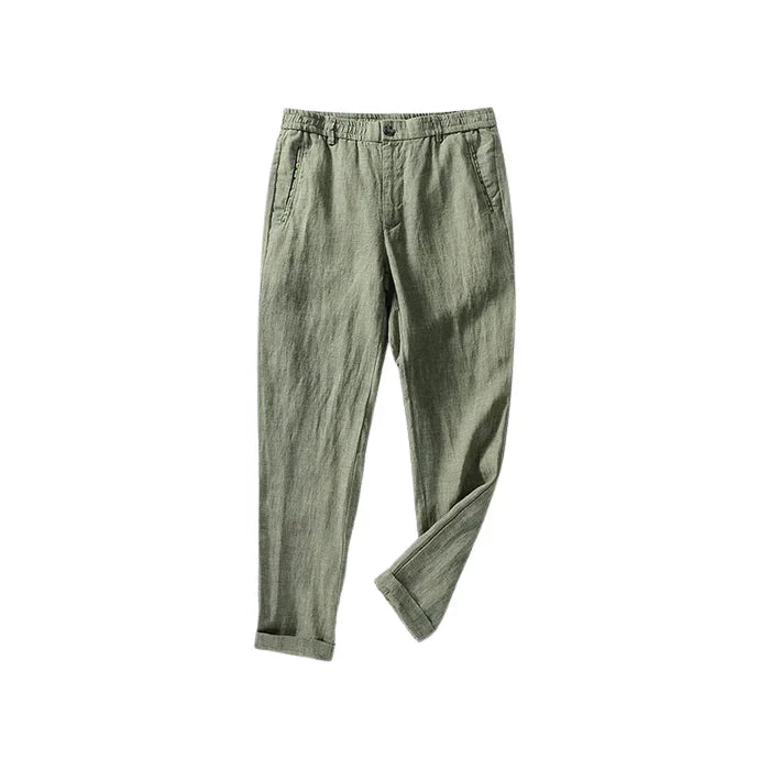 Calça de Linho Masculina Piannaro PN010 em tecido nobre e elegante.