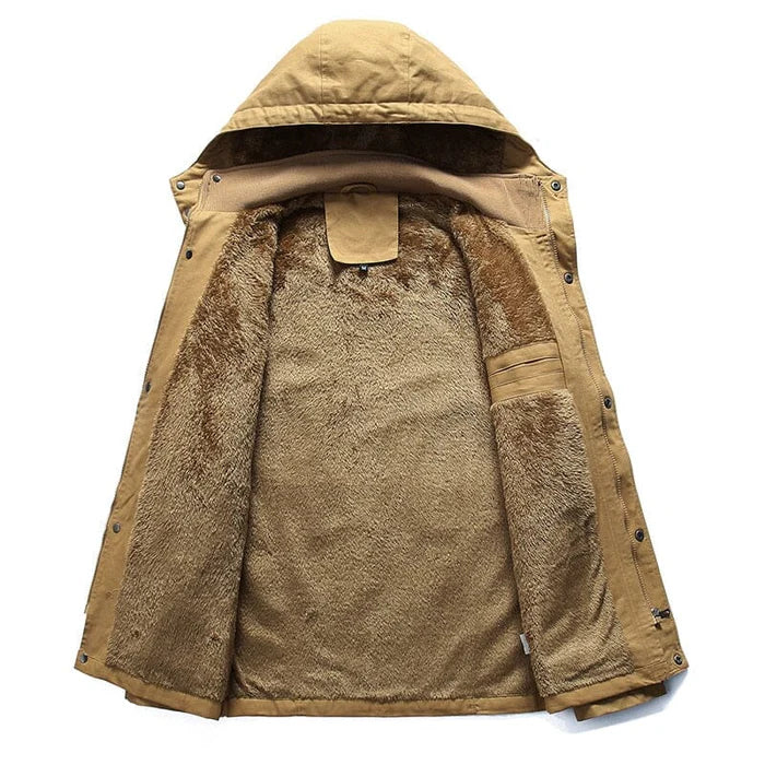 Jaqueta Masculina Piannaro PN148 em poliéster e algodão, ideal para o inverno.