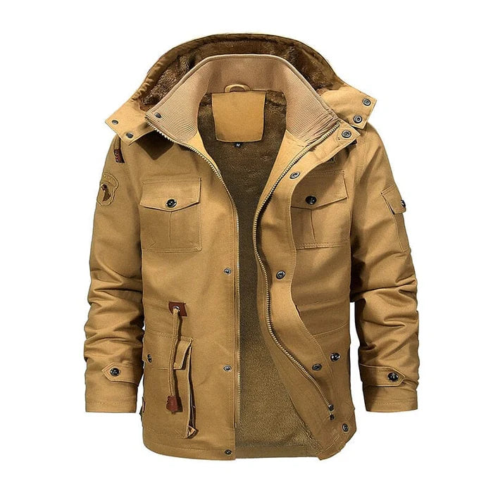 Jaqueta Masculina Piannaro PN148 em poliéster e algodão, ideal para o inverno.