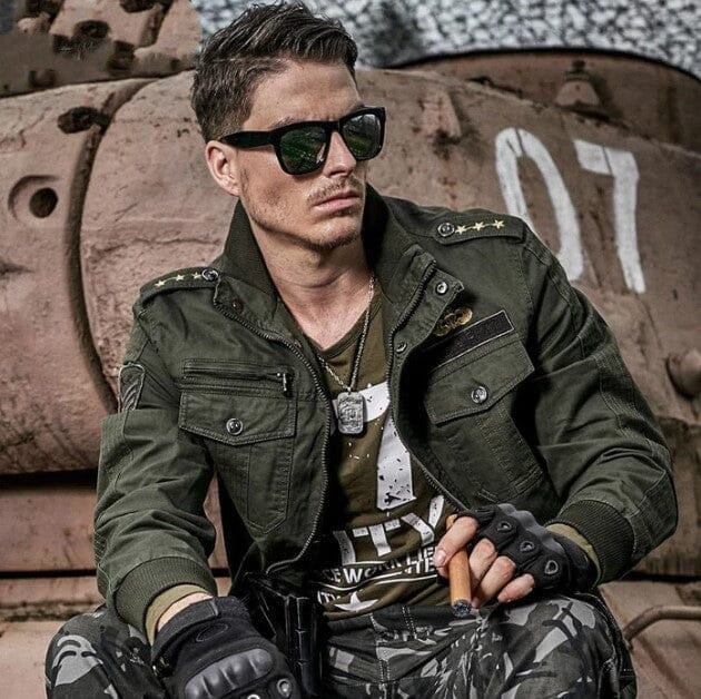 Jaqueta Masculina Piannaro PN096 em algodão e poliéster, impermeável e elegante.