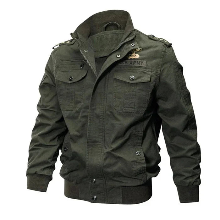Jaqueta Masculina Piannaro PN096 em algodão e poliéster, impermeável e elegante.