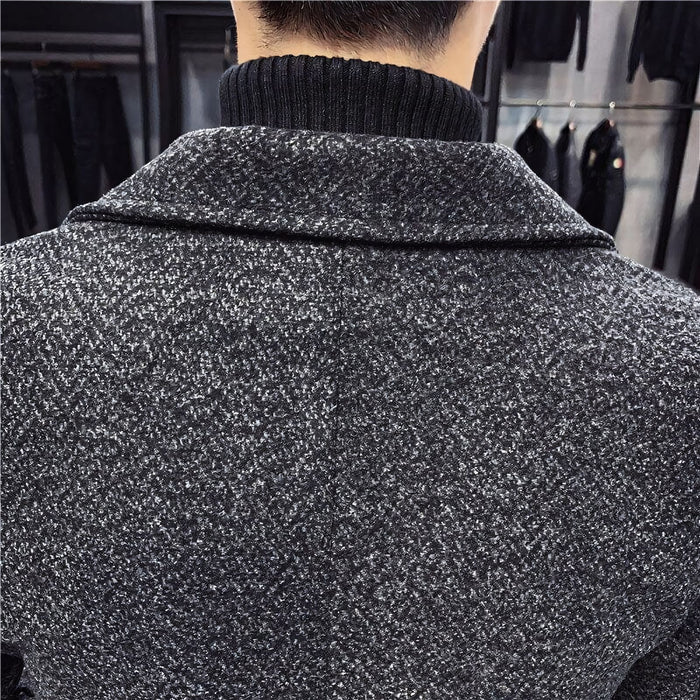 Sobretudo Masculino em Lã Piannaro PN235 com design clássico e elegante.