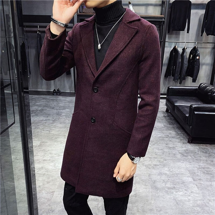 Sobretudo Masculino em Lã Piannaro PN235 com design clássico e elegante.