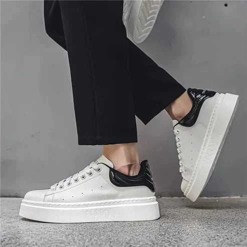 Tênis Masculino Piannaro PN264 em couro, design minimalista e sofisticado.