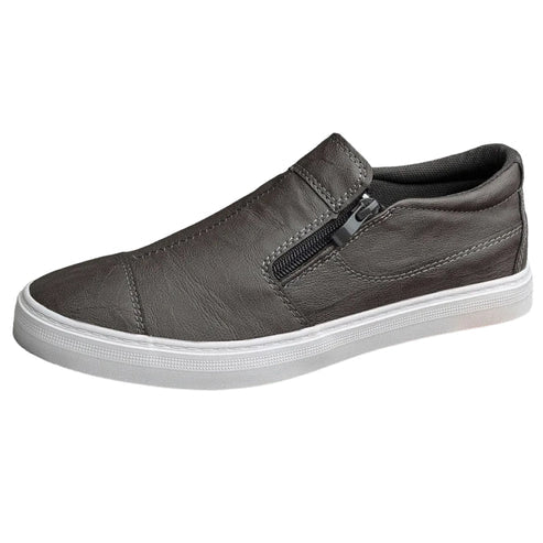 Tênis Masculino Slip On Piannaro PN329 em couro premium com design moderno.