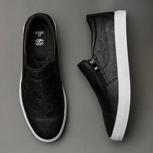 Tênis Masculino Slip On Piannaro PN329 em couro premium com design moderno.