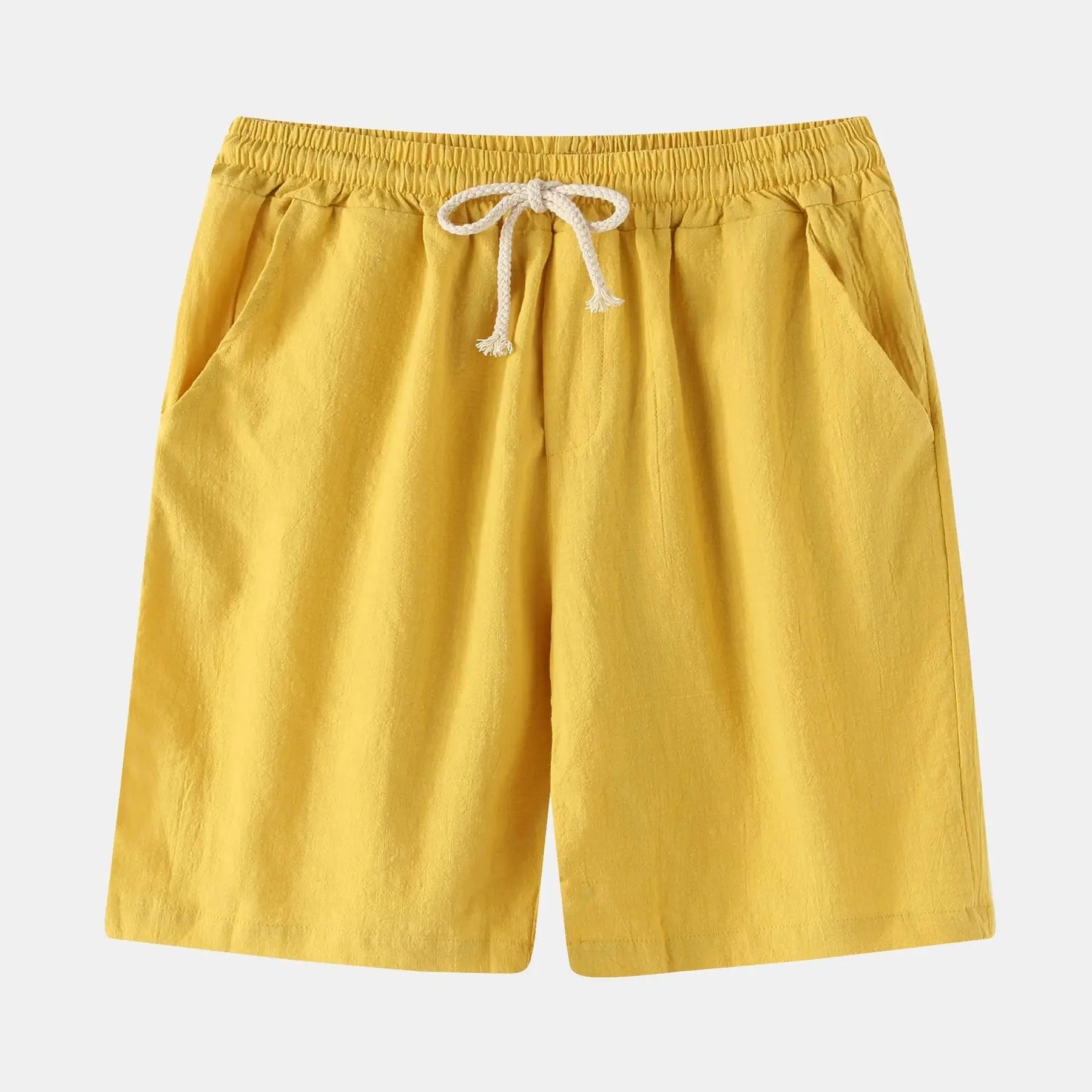 Bermuda de Linho Masculina Piannaro PN011 em linho nobre, ideal para dias quentes.