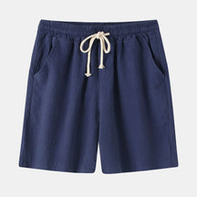 Bermuda de Linho Masculina Piannaro PN011 em linho nobre, ideal para dias quentes.