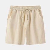 Bermuda de Linho Masculina Piannaro PN011 em linho nobre, ideal para dias quentes.