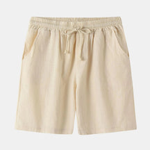 Bermuda de Linho Masculina Piannaro PN011 em linho nobre, ideal para dias quentes.