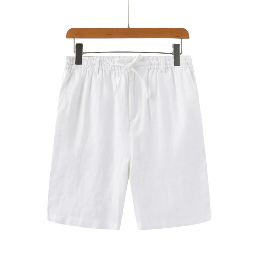 Bermuda de Linho Masculina Piannaro PN016 em tecido leve e elegante.