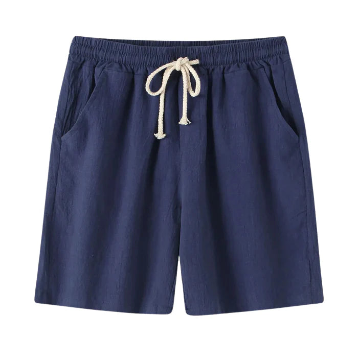Bermuda de Linho Masculina Piannaro PN011 em linho nobre, ideal para dias quentes.