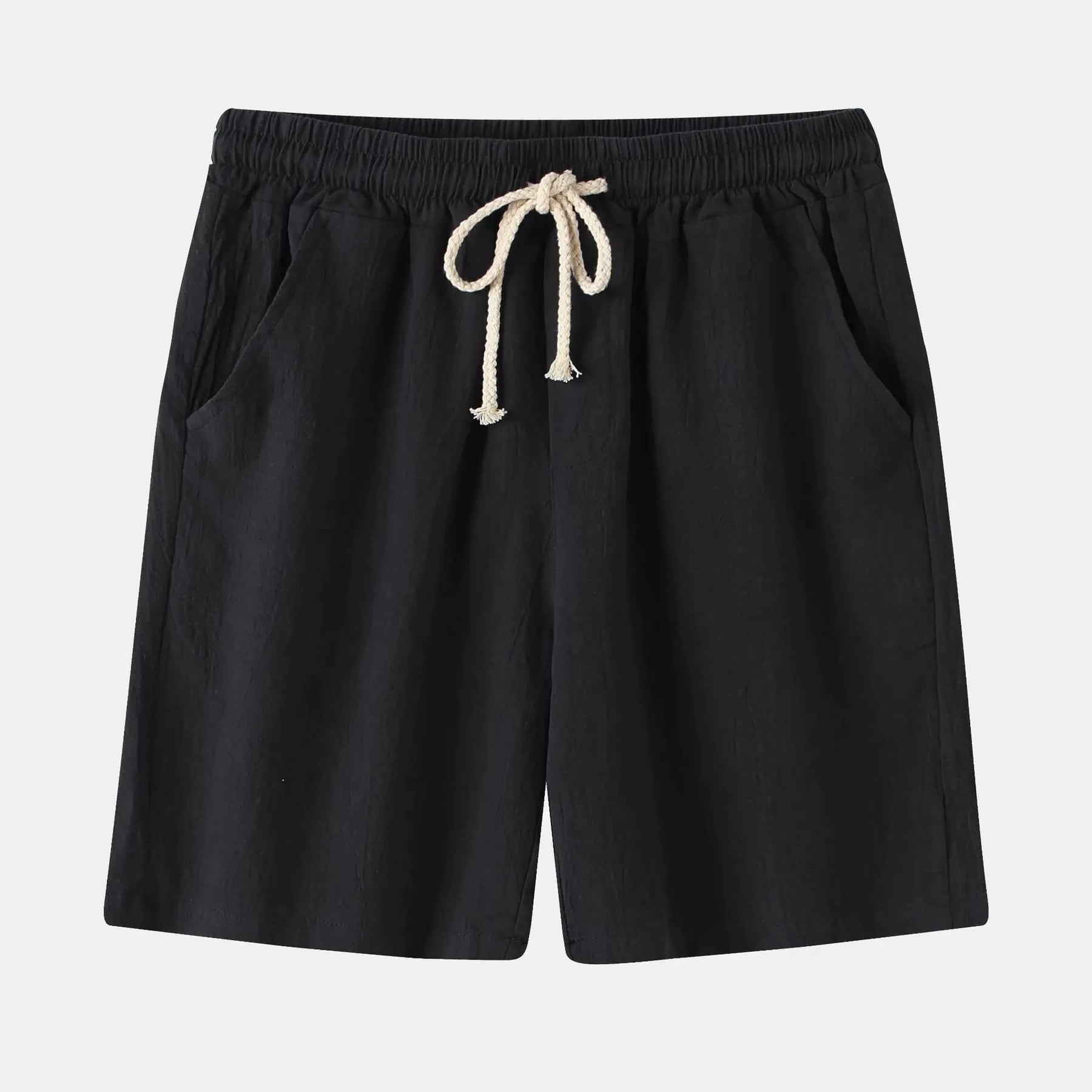 Bermuda de Linho Masculina Piannaro PN011 em linho nobre, ideal para dias quentes.