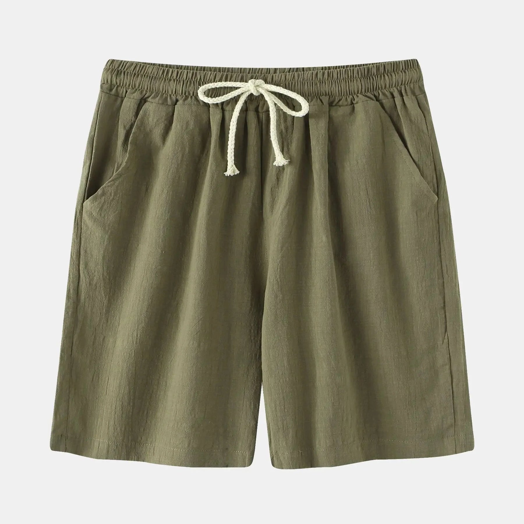 Bermuda de Linho Masculina Piannaro PN011 em linho nobre, ideal para dias quentes.