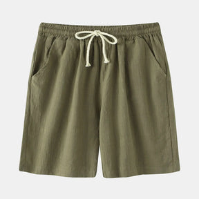 Bermuda de Linho Masculina Piannaro PN011 em linho nobre, ideal para dias quentes.