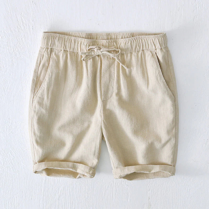 Bermuda Masculina de Linho Piannaro PN017 em linho premium, ideal para dias quentes.