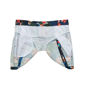 Bermuda Masculina Estampada Piannaro PN013 em ambiente descontraído