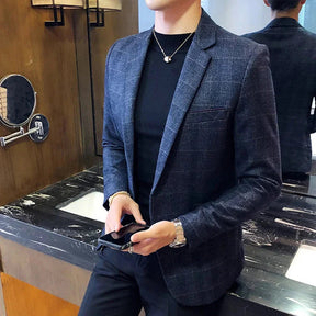 Blazer Masculino Piannaro PN196 em tecido leve e corte ajustado