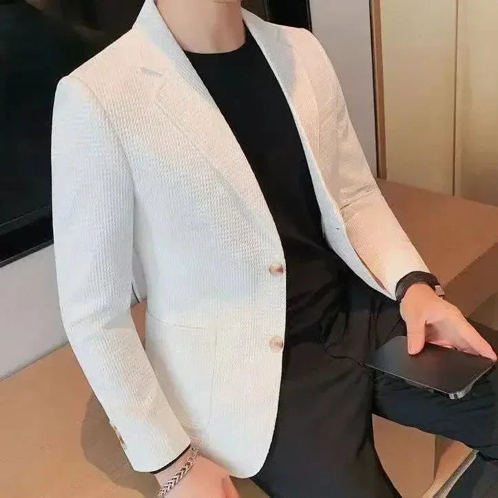 Blazer Masculino Piannaro PN192 em tecido de alta qualidade e corte ajustado.