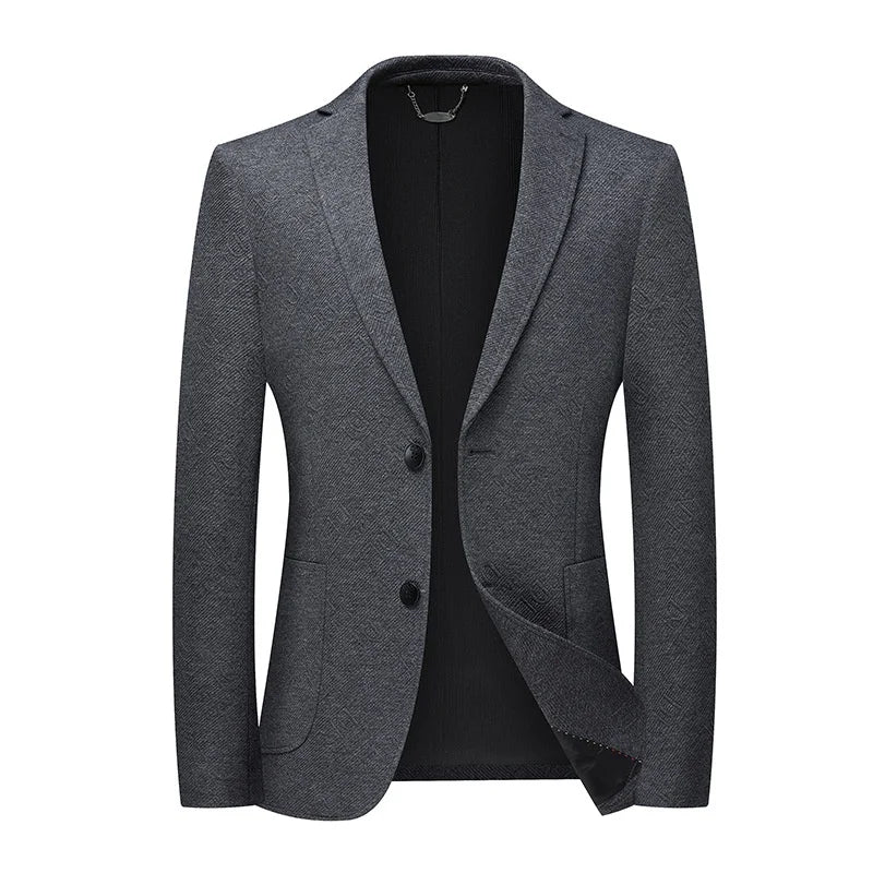 Blazer Masculino Piannaro PN028 com design moderno e tecido elástico.