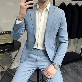 Blazer Masculino Piannaro PN189 em algodão, corte slim fit.