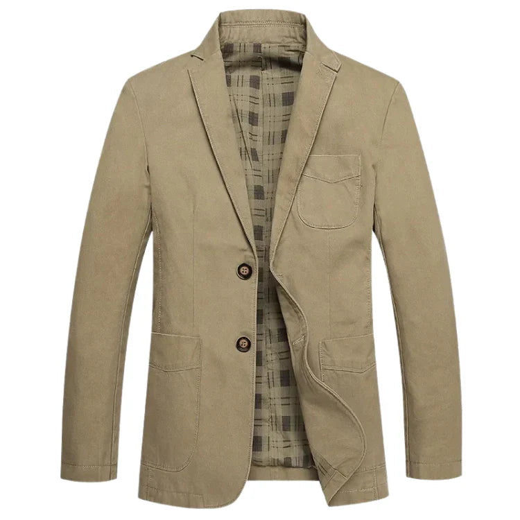 Blazer Masculino em Algodão Piannaro PN032 com corte elegante e acabamento refinado.