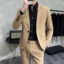 Blazer Masculino Piannaro PN189 em algodão, corte slim fit.