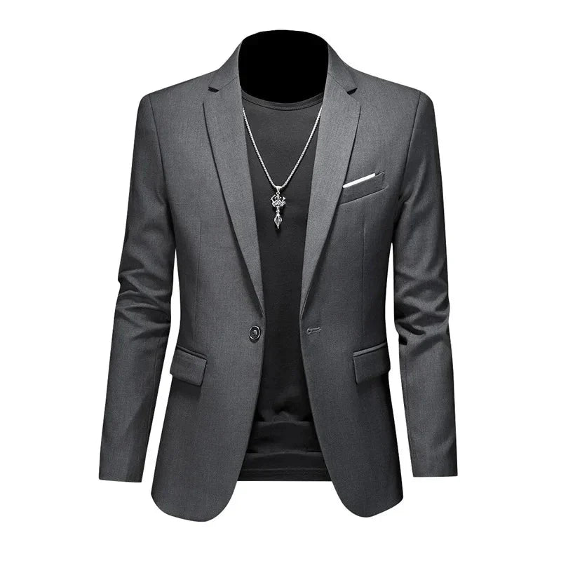 Blazer Masculino Piannaro PN194 em algodão, elegante e sofisticado.