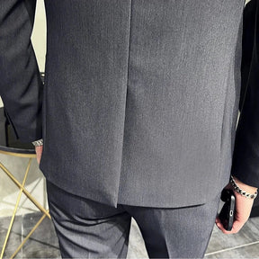 Blazer Masculino Piannaro PN189 em algodão, corte slim fit.