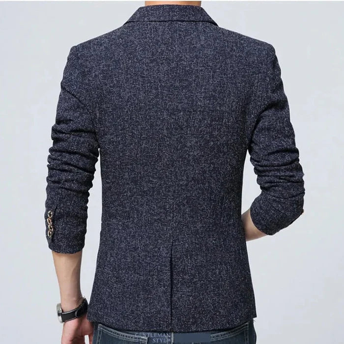 Blazer Masculino Piannaro PN195 em algodão premium com design elegante.