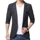 Blazer Masculino Piannaro PN195 em algodão premium com design elegante.