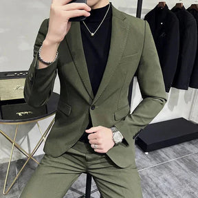 Blazer Masculino Piannaro PN189 em algodão, corte slim fit.