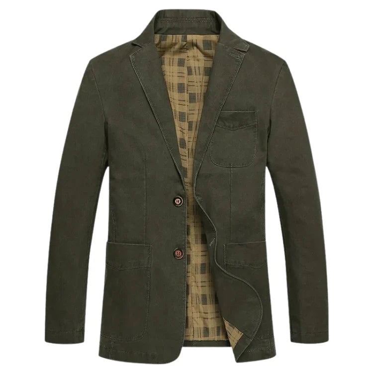 Blazer Masculino em Algodão Piannaro PN032 com corte elegante e acabamento refinado.