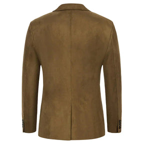 Blazer Masculino Piannaro PN029 em camurça premium, elegante e sofisticado.