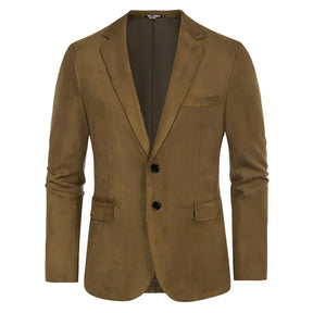Blazer Masculino Piannaro PN029 em camurça premium, elegante e sofisticado.