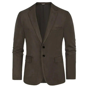 Blazer Masculino Piannaro PN029 em camurça premium, elegante e sofisticado.