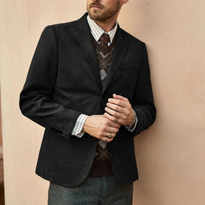 Blazer Masculino Piannaro PN029 em camurça premium, elegante e sofisticado.