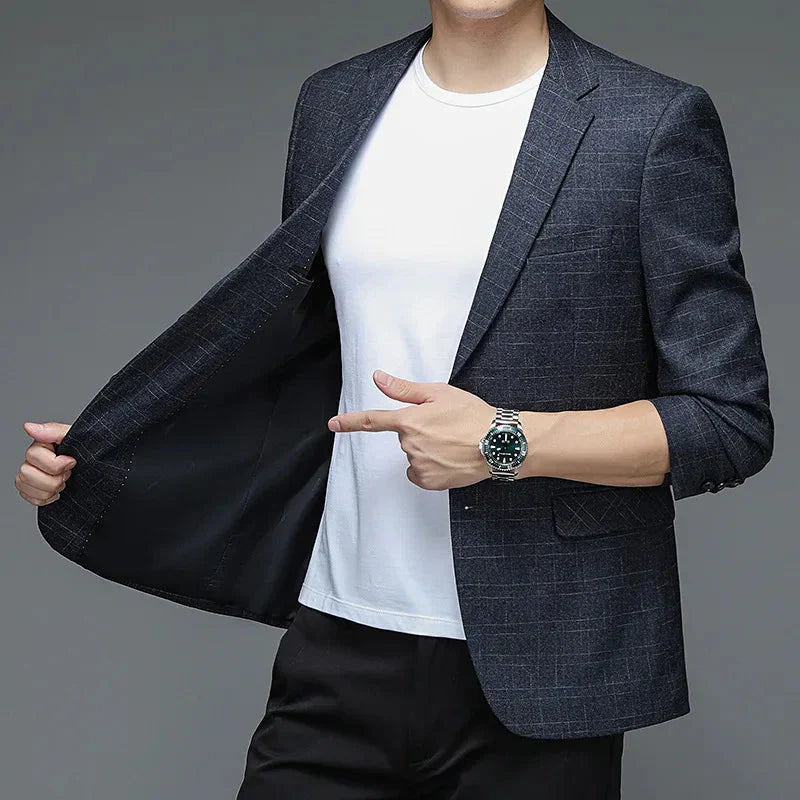 Blazer Masculino Piannaro PN191 em tecido premium com corte clássico.