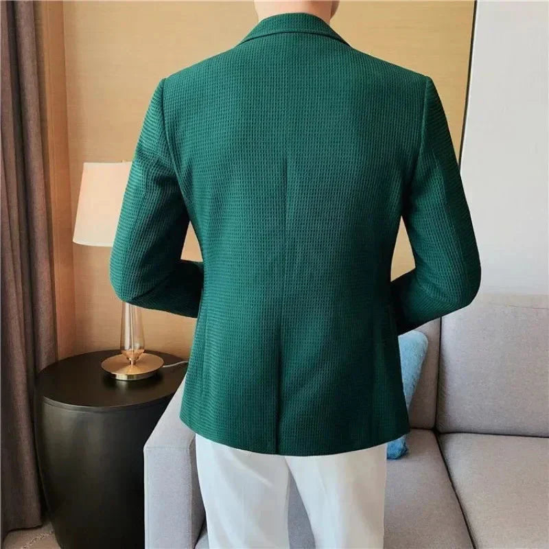 Blazer Masculino Piannaro PN192 em tecido de alta qualidade e corte ajustado.