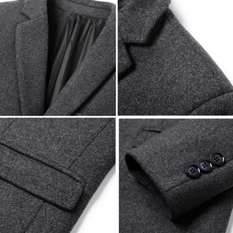 Blazer Masculino Slim Fit Piannaro PN027 em tecido premium e modelagem ajustada.